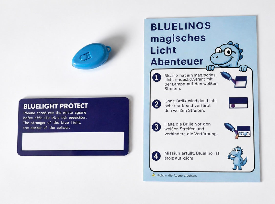 Bluelino Blaulichtfilterbrille für Kinder – Blau